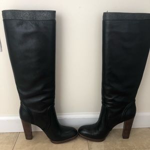 Michael Kors Aila Leather boots size 9M